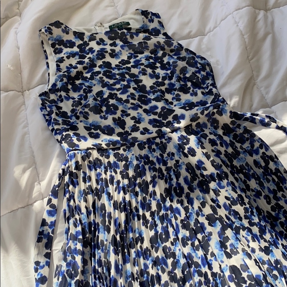 Ralph Lauren Blue floral dress